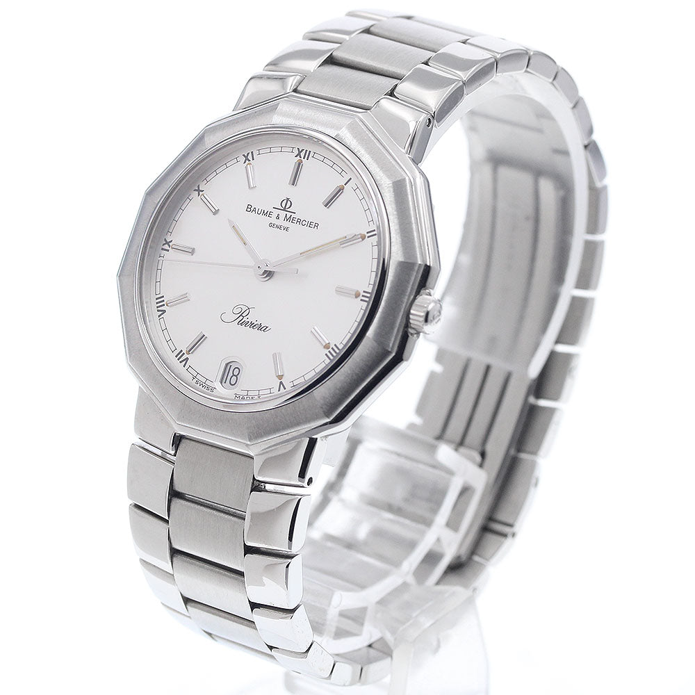 Baume & Mercier Riviera Ref.5131 Date Silver Dial Quartz Men's Watch_944733