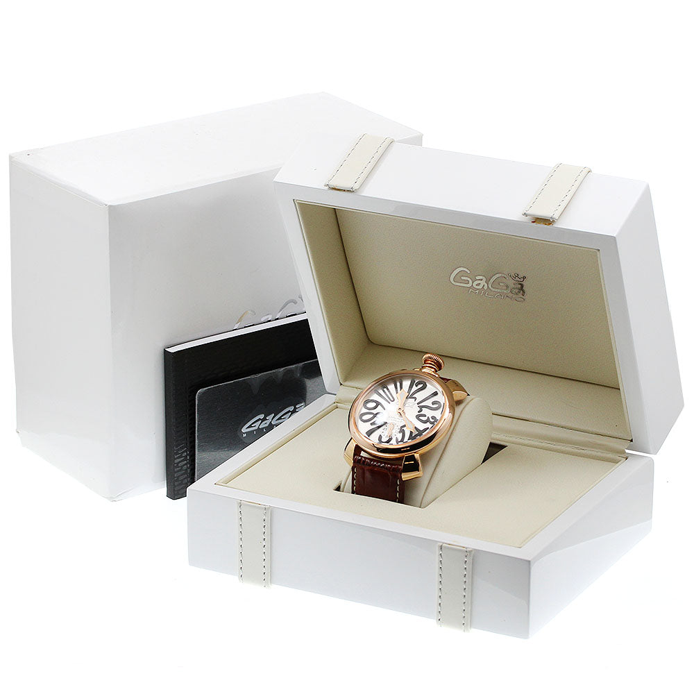 GaGa MILANO Manuale48 5011.06S Small seconds Silver Dial Hand Winding Men's Watch_944758