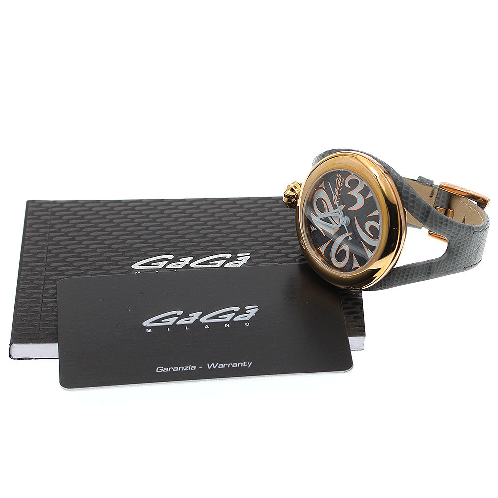 GaGa MILANO Flat 42 6071.03 Black shell Dial Quartz Ladies Watch_944780