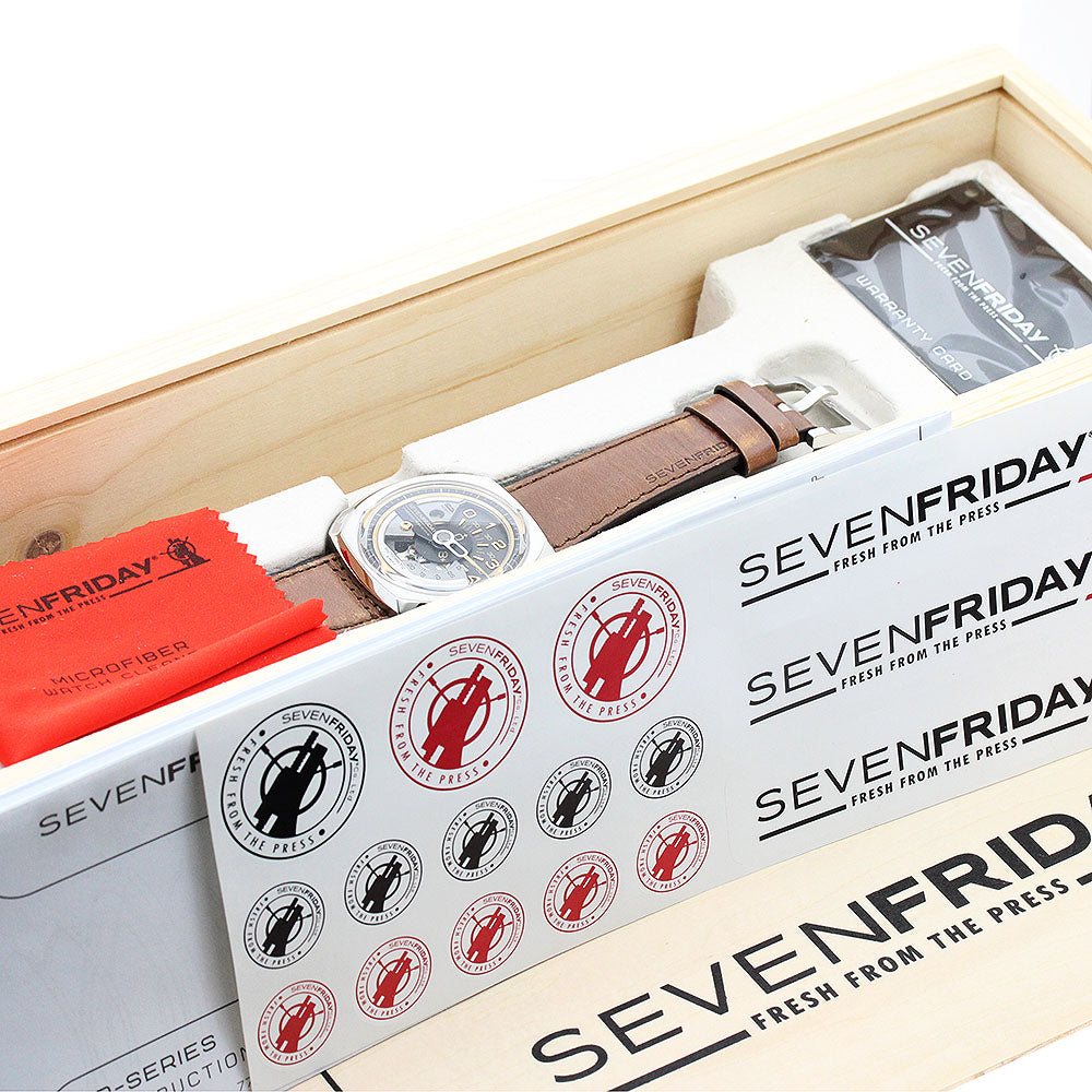 SEVENFRIDAY V series SF-V2/01 Day & Night Display Automatic Men's Watch_944796