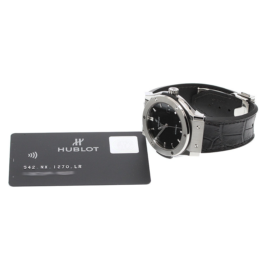 HUBLOT Classic Fusion Black Shiny 542.NX.1270.LR Date black Dial Automatic Men's Watch_944822
