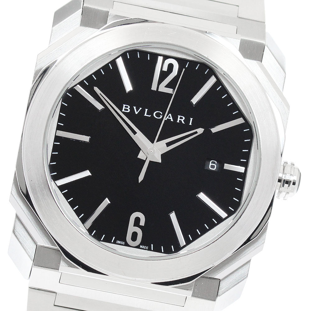 BVLGARI Octo BGO41S Date Black Dial Automatic Men's Watch_944823