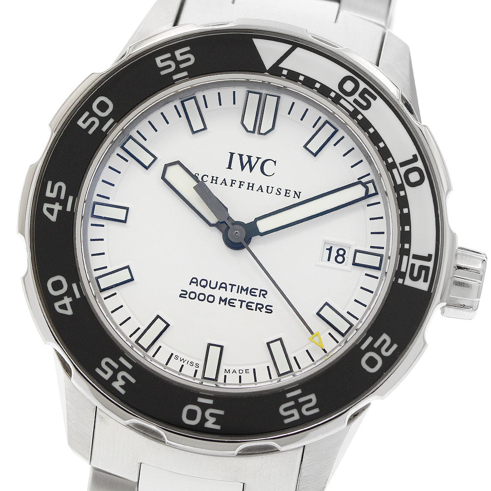IWC SCHAFFHAUSEN Aqua timer IW356805 white Dial Automatic Men's Watch_944838