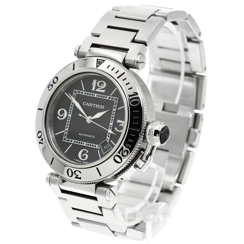 CARTIER Pacha Sea timer W31077M7 Date black Dial Automatic Men's Watch_944852