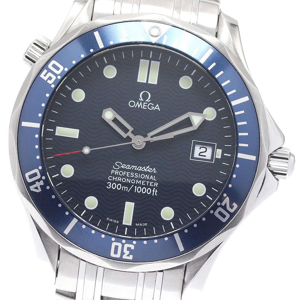 OMEGA Seamaster300 2531.80 Date Navy Dial Automatic Men's Watch_944853
