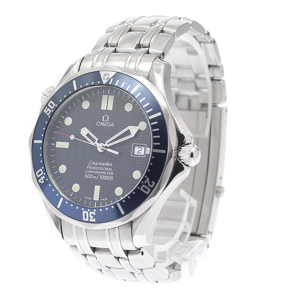 OMEGA Seamaster300 2531.80 Date Navy Dial Automatic Men's Watch_944853
