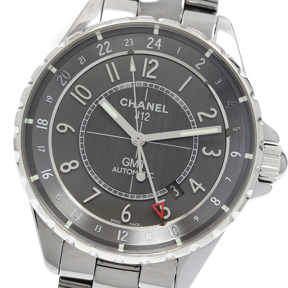 CHANEL J12 Chromatic H3099 GMT date gray Dial Automatic Men's Watch_944854
