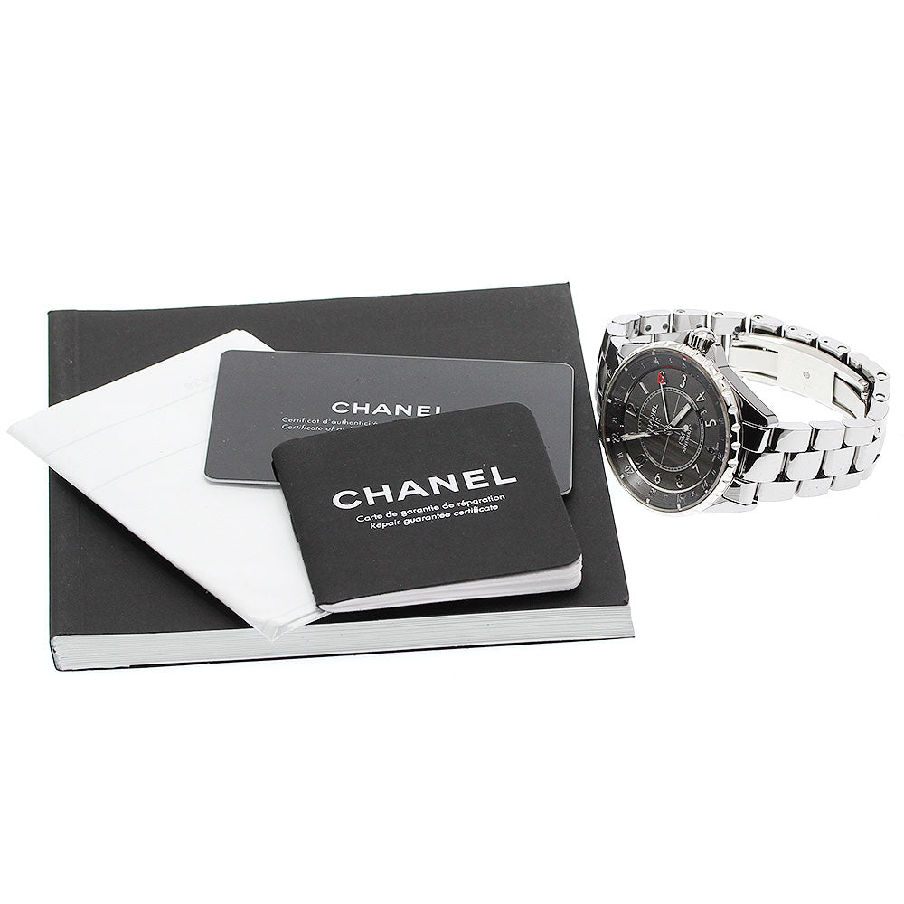 CHANEL J12 Chromatic H3099 GMT date gray Dial Automatic Men's Watch_944854