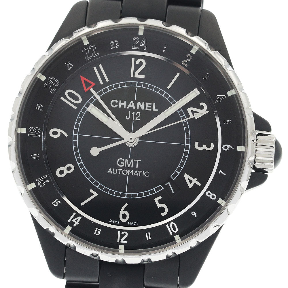 CHANEL J12 H3101 GMT Matt Black black Dial Automatic Men's Watch_944858