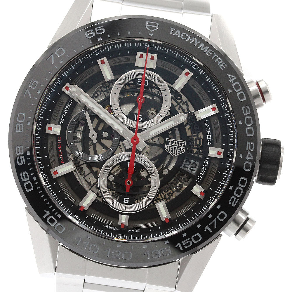 TAG HEUER Carrera CAR2A1W-0 Date Chronograph skeleton Dial Automatic Men's Watch_944859