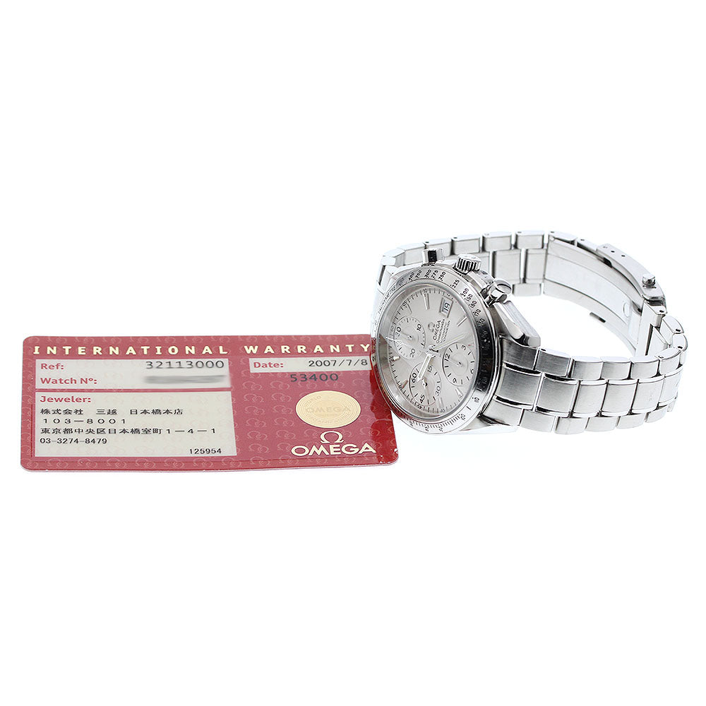 OMEGA Speedmaster 3211.30 Date Chronograph Silver Dial Automatic Men's Watch_944860