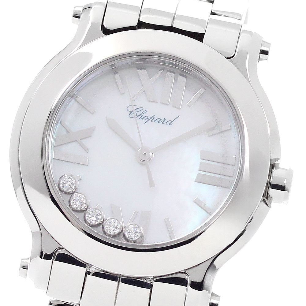 Chopard Happy sports 8509 5P diamond White shell Dial Quartz Ladies Watch_944864