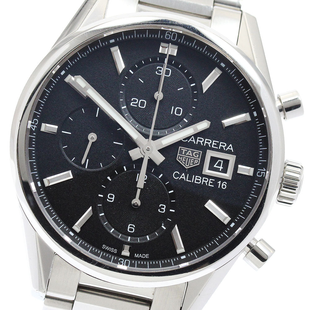 TAG HEUER Carrera Calibre 16 CBK2110.BA0715 Chronograph Automatic Men's _944865