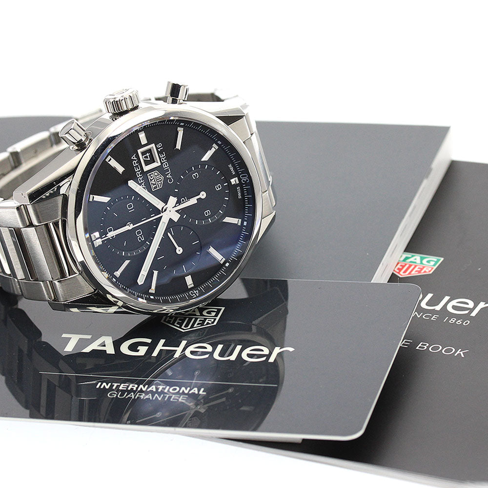 TAG HEUER Carrera Calibre 16 CBK2110.BA0715 Chronograph Automatic Men's _944865