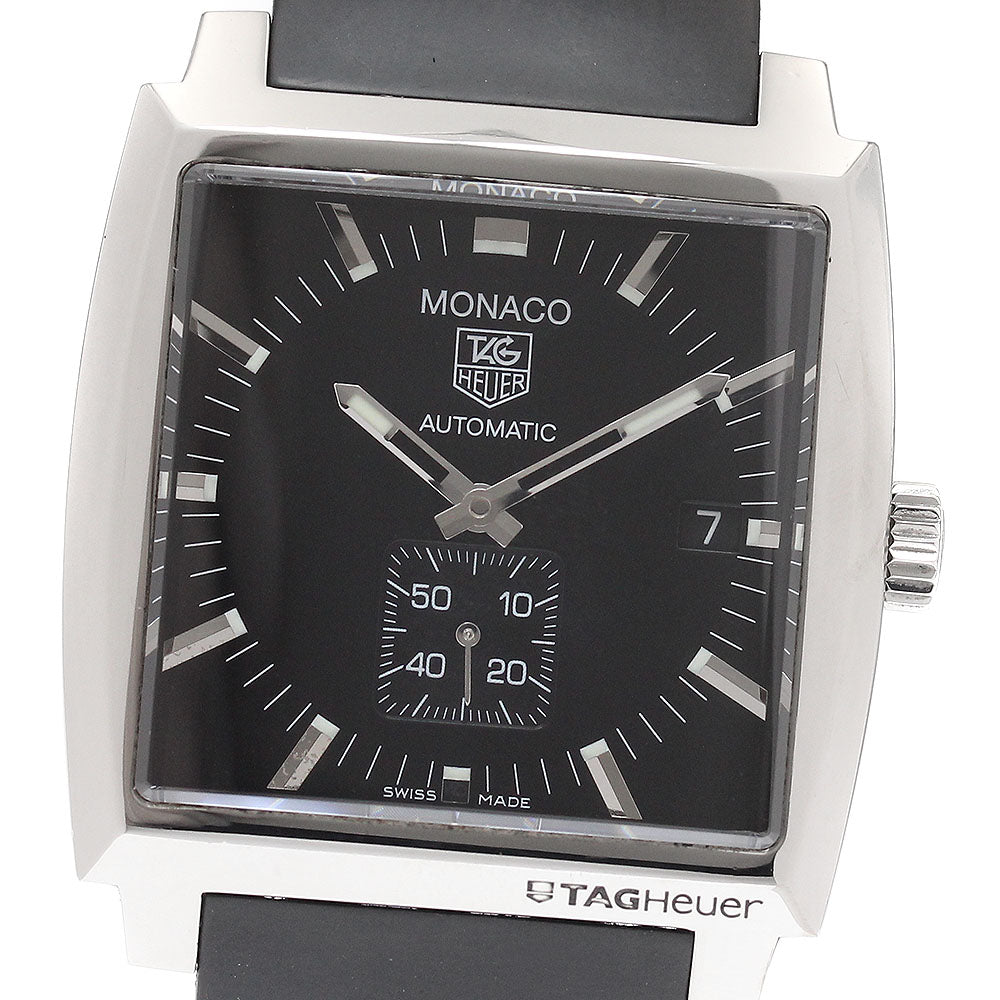 TAG HEUER Monaco WW2110-0 Date black Dial Automatic Men's Watch_944870