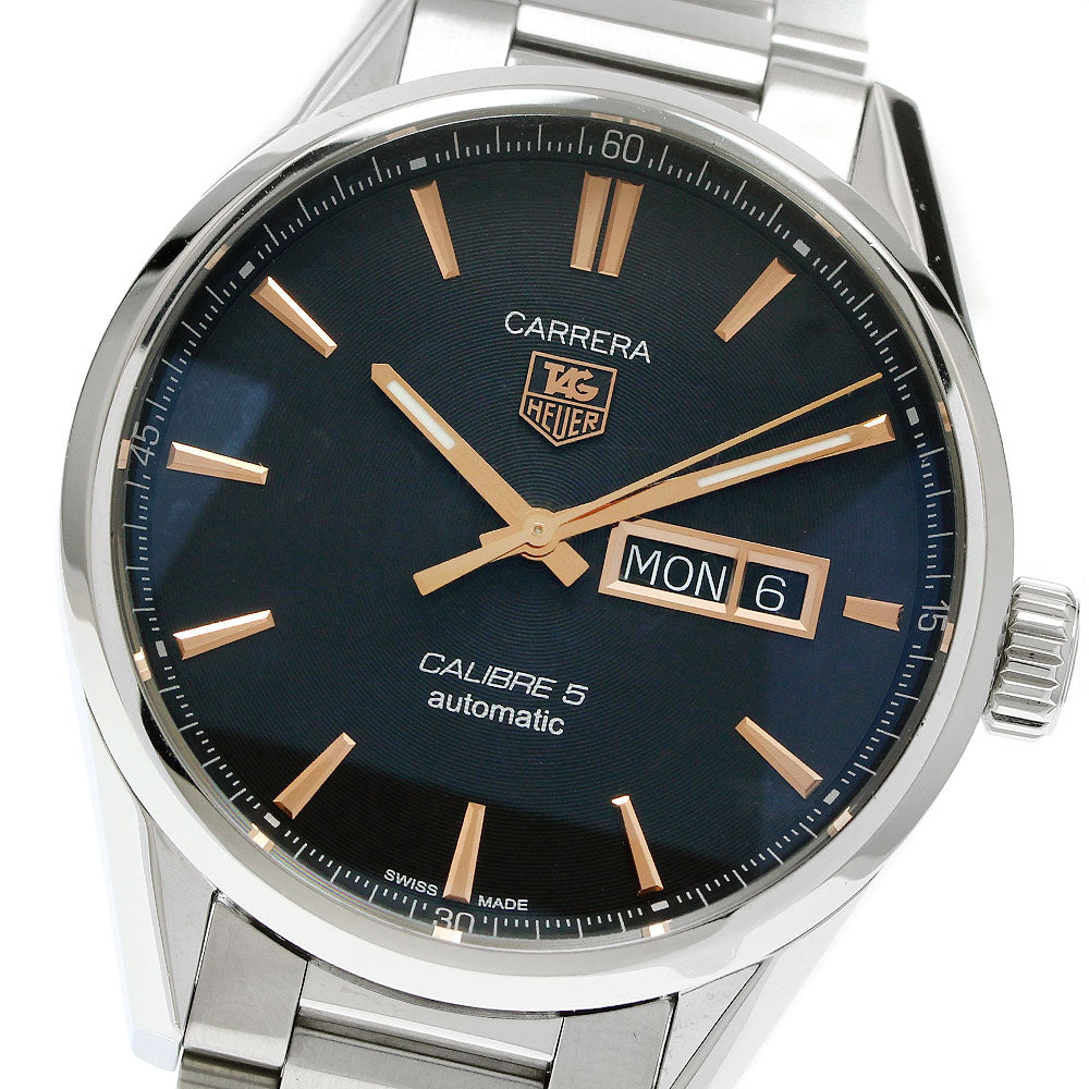TAG HEUER Carrera Caliber 5 WAR201C-1 black Dial Automatic Men's Watch_944888