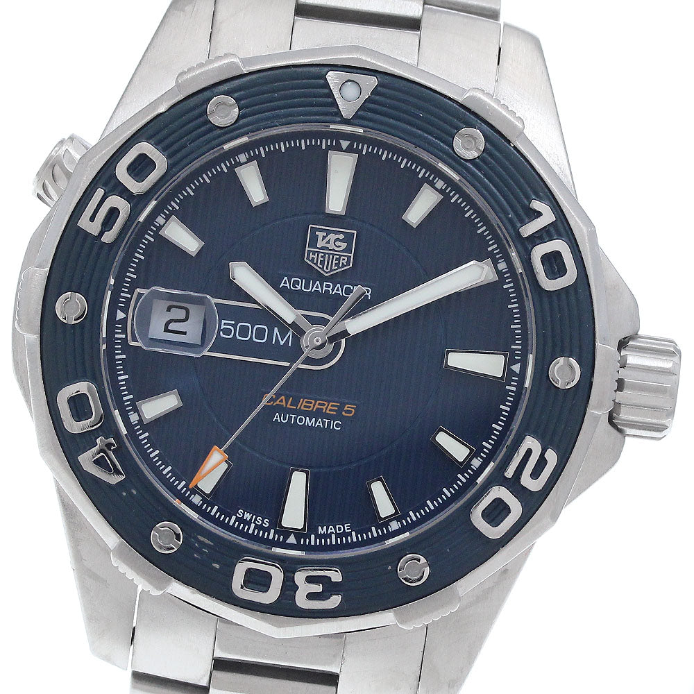 TAG HEUER Aqua racer WAJ2112 Caliber 5 Navy Dial Automatic Men's Watch_944896