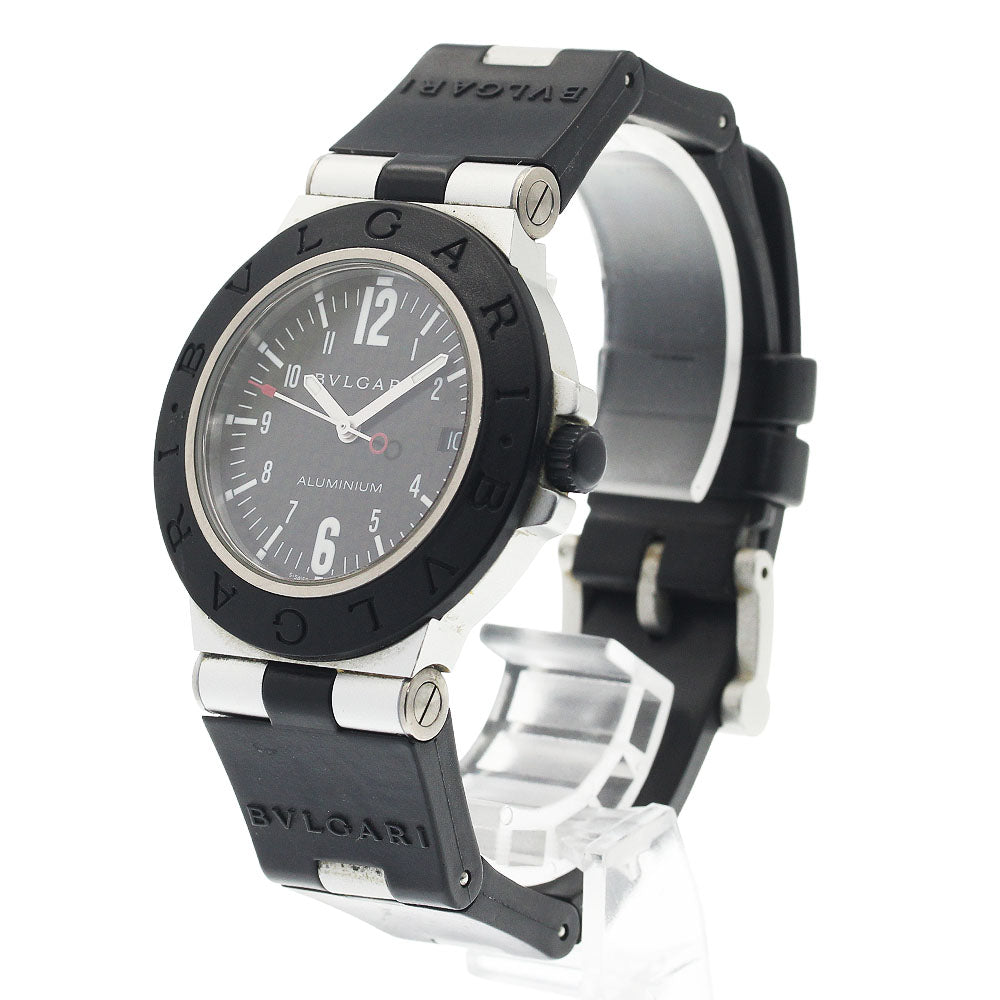 BVLGARI aluminum AL38TA Date black Dial Automatic Men's Watch_944938