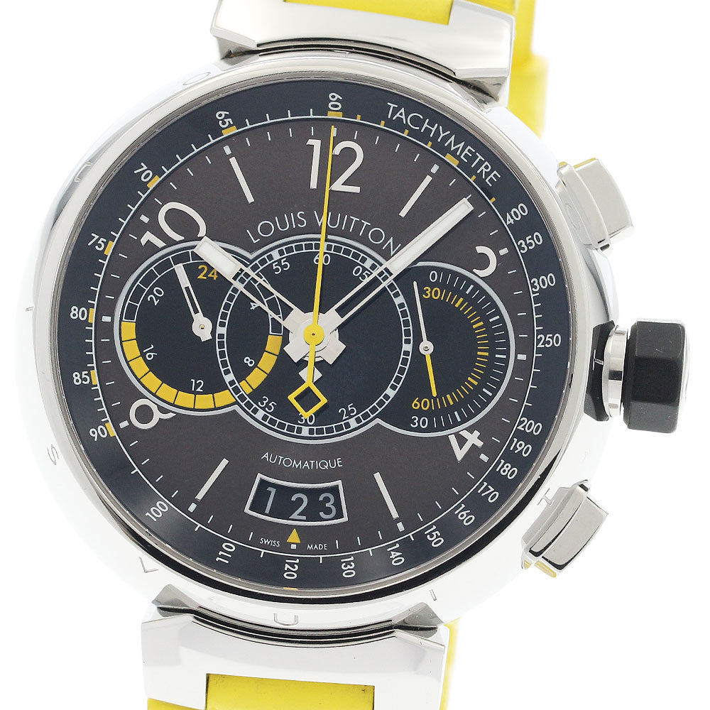 LOUIS VUITTON Tambour Q102L Chronograph Voyage Automatic Men's Watch_944944