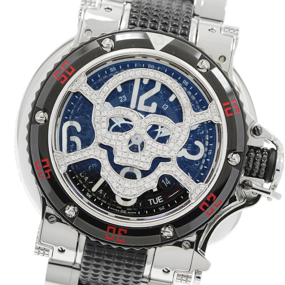 AQUANAUTIC Sub Commander day date diamond bezel Automatic Men's Watch_944949