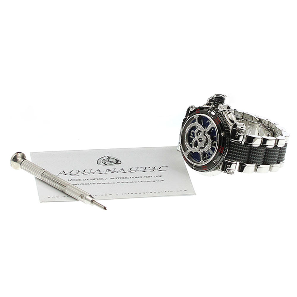 AQUANAUTIC Sub Commander day date diamond bezel Automatic Men's Watch_944949