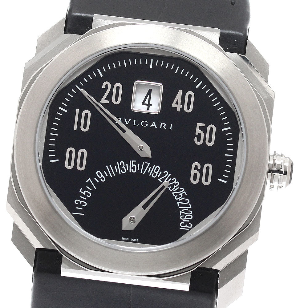 BVLGARI Octo Retrograde BGO38SR/BGO38BSLDBR Date black Dial Automatic Men's Watch_944966