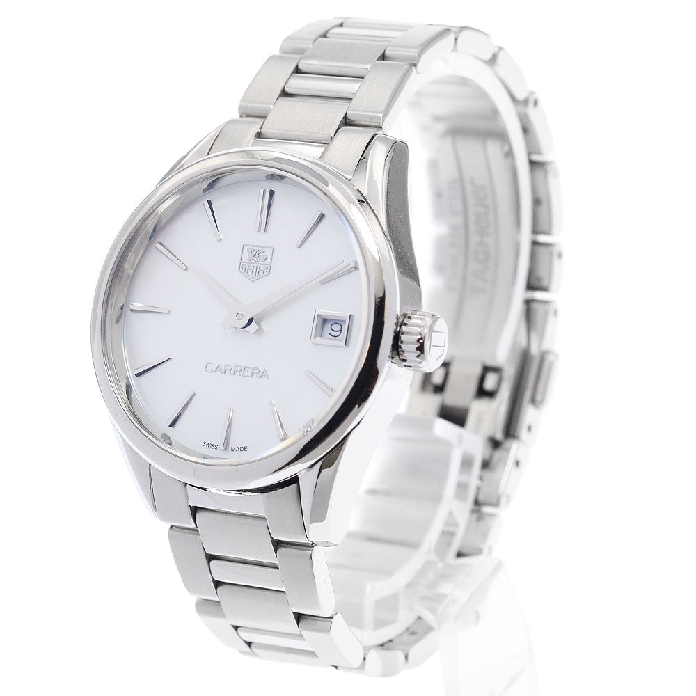TAG HEUER Carrera WAR1311-0 Date Shell White shell Dial Quartz Ladies Watch_944993