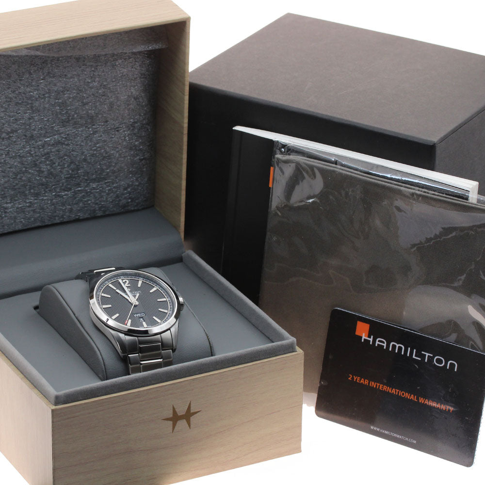 HAMILTON Broadway H435150 Day date black Dial Automatic Men's Watch_944994