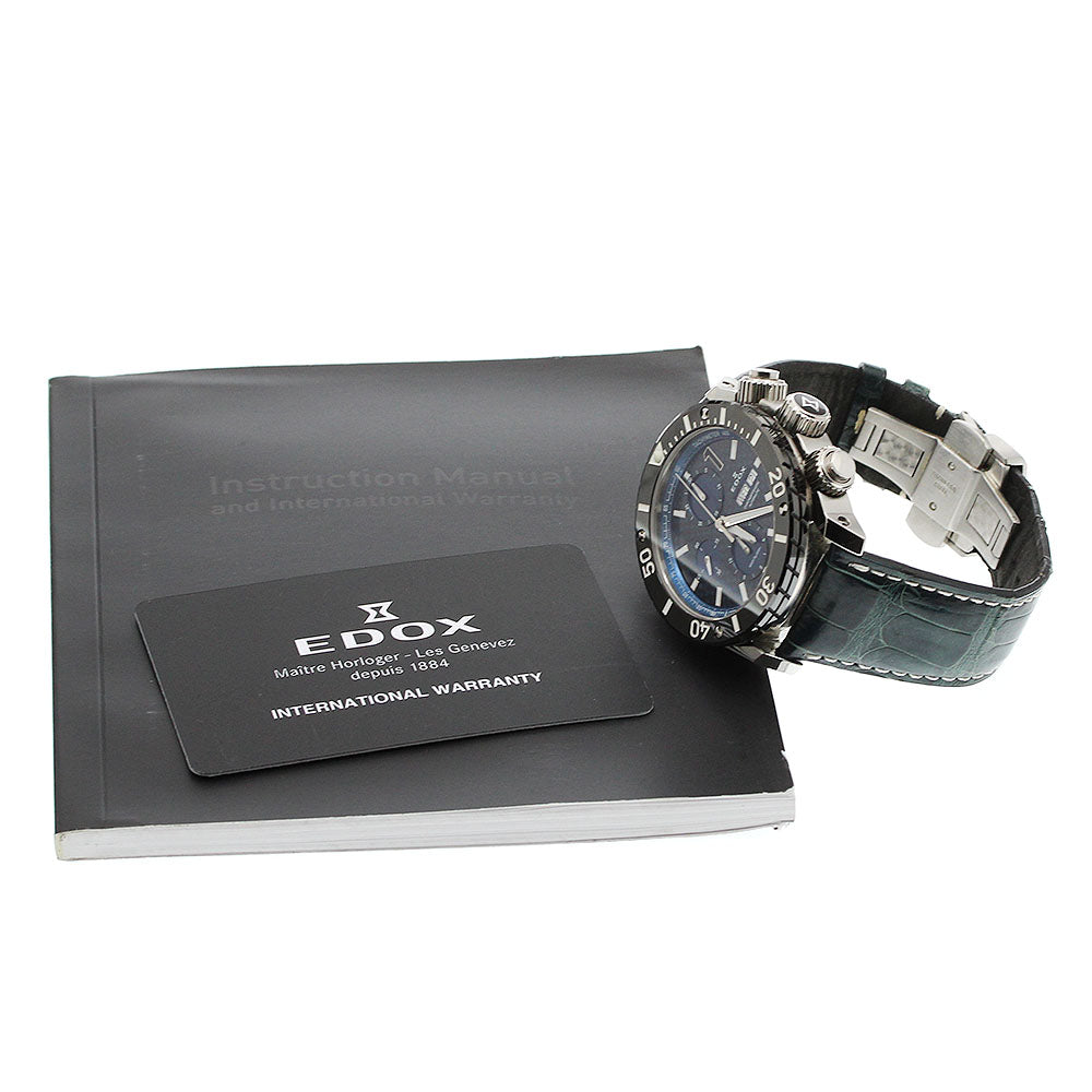 EDOX Class One Chrono Offshore 01114 Day date Navy Dial Automatic Men's Watch_945005