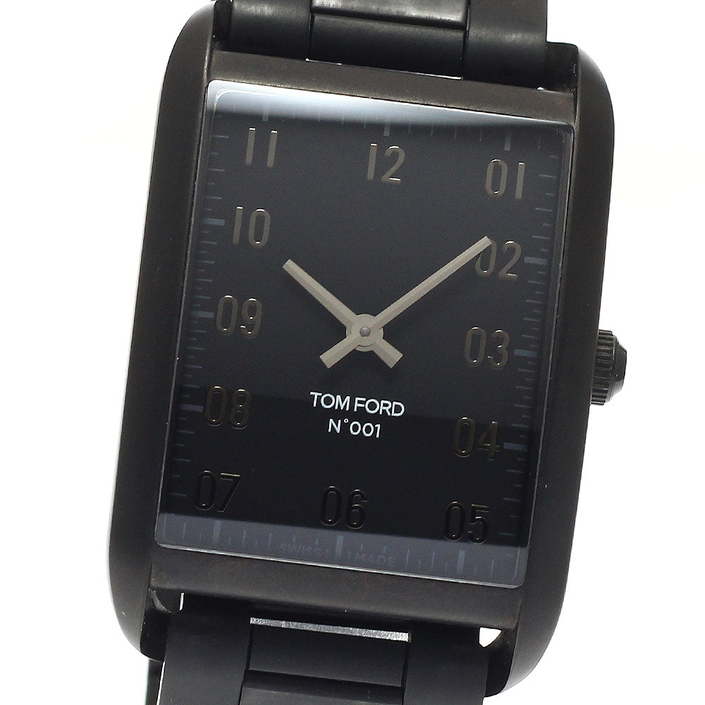 TOM FORD N.001 TFT001006 Black DLC Case black Dial Quartz Men's Watch_945020