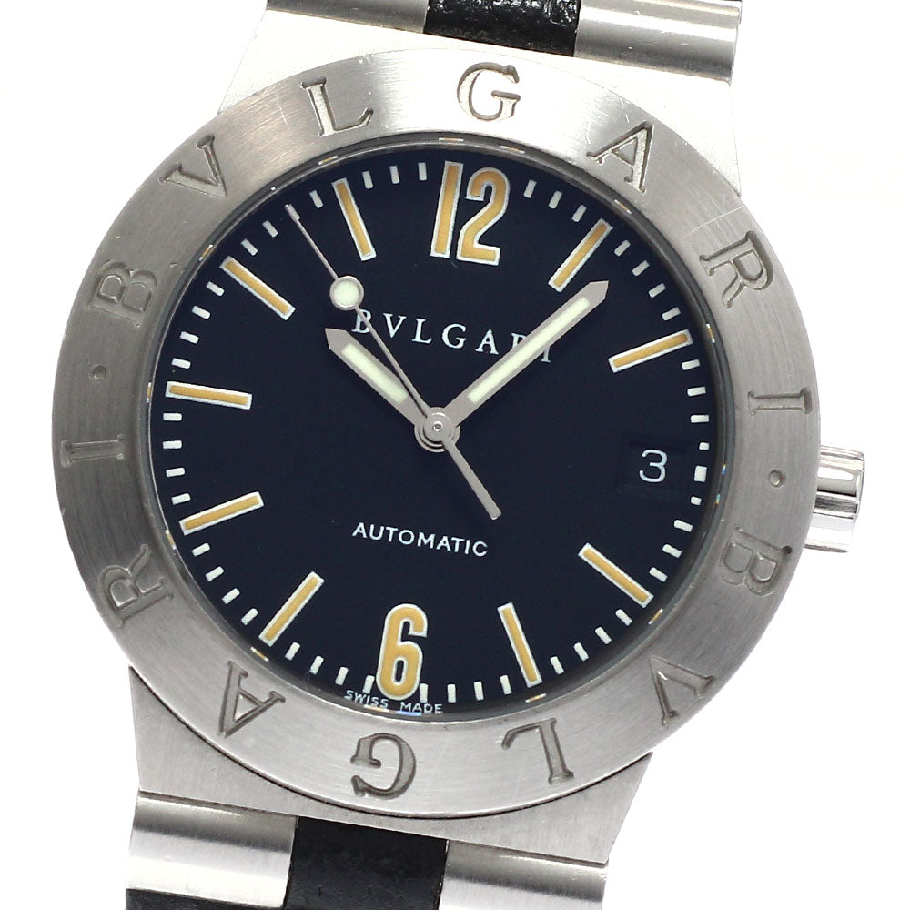 BVLGARI Diagono Sports LC35S Date black Dial Automatic Men's Watch_945029