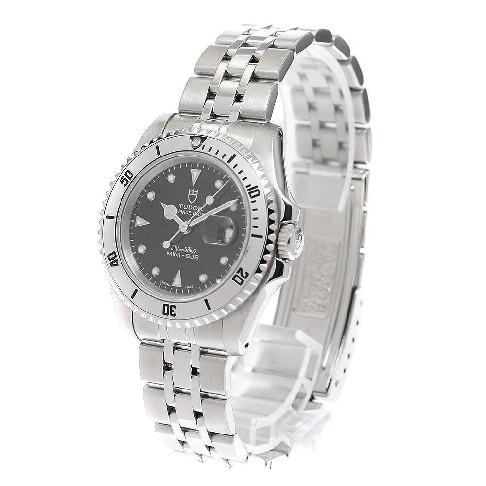 TUDOR Prince Date Mini Sub 73190 Black Dial Automatic Boy's Watch_945036