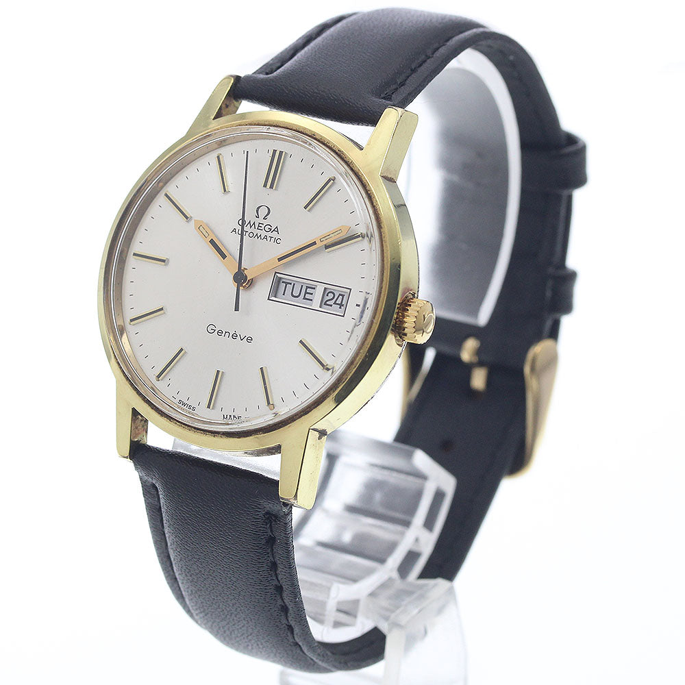 OMEGA Geneve 166.0125 Day Date Cal.1022 Silver Dial Automatic Men's Watch_945052