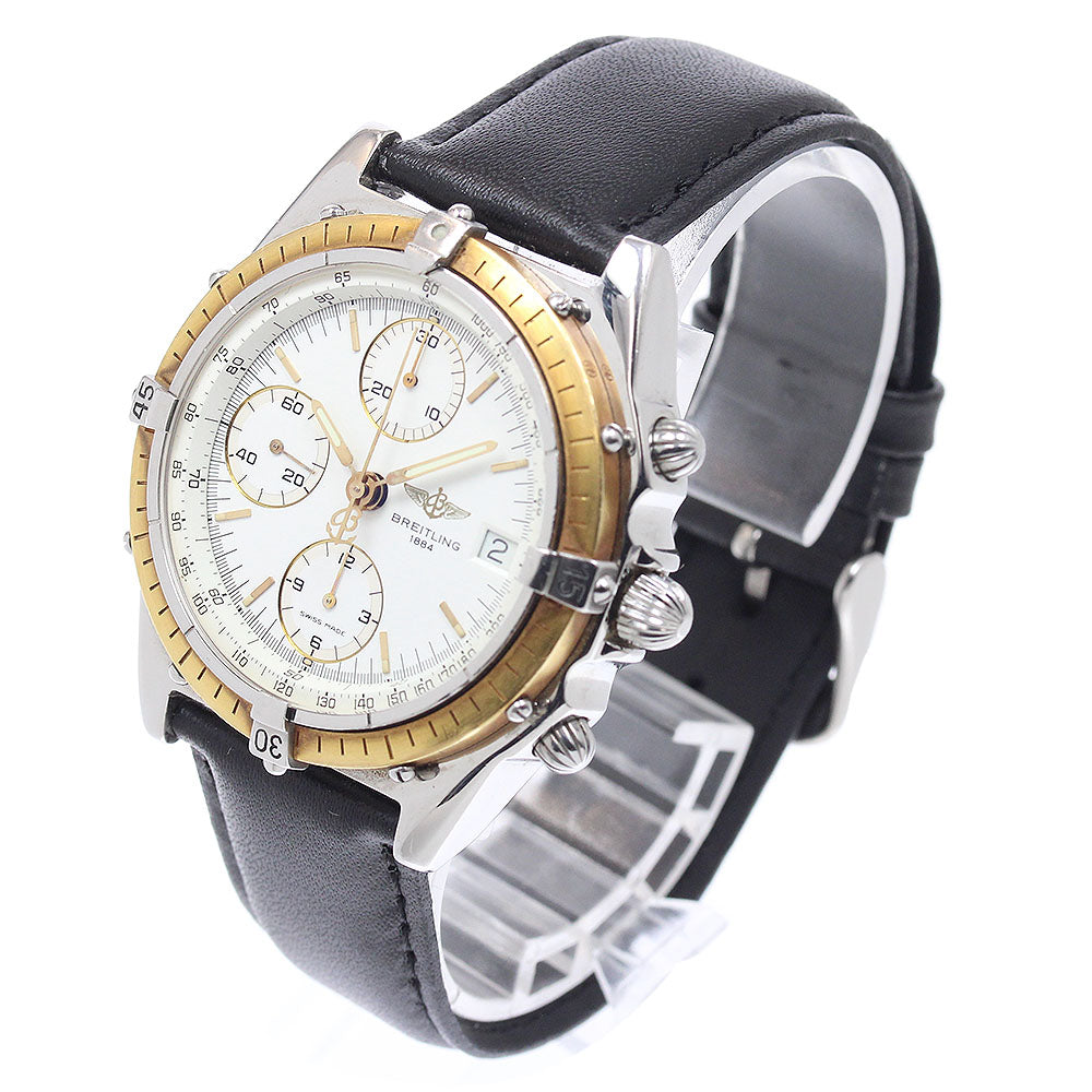 BREITLING Chronomat 81.950 Chronograph YG bezel Automatic Men's Watch_945074