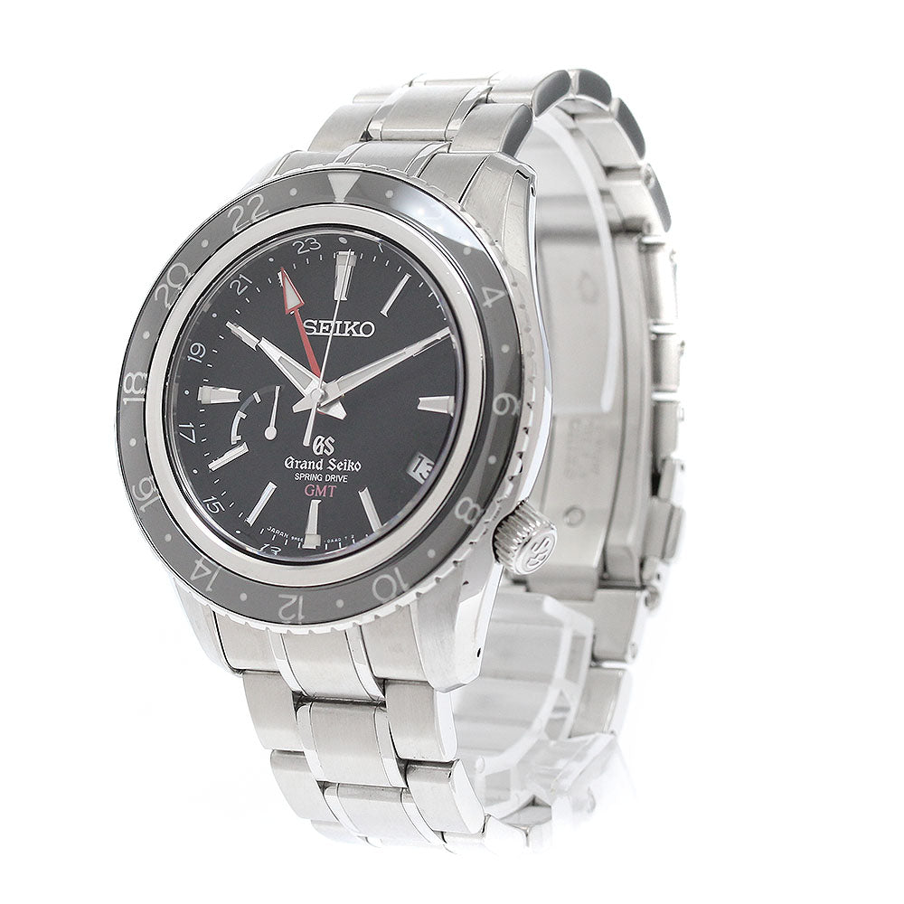 SEIKO Grand Seiko GMT SBGE001/9R66-0AA0 black Dial Spring drive Men's_945083