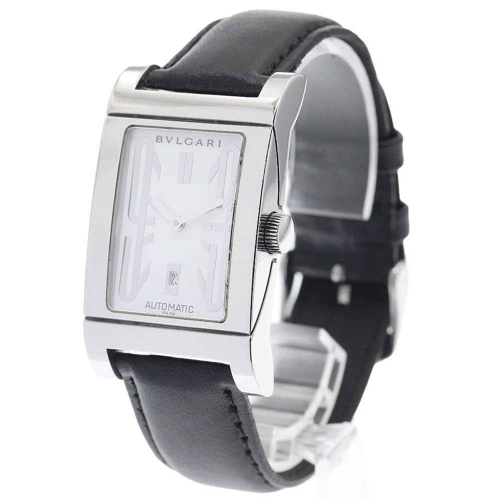 BVLGARI Rettangolo RT45S Date white Dial Automatic Men's Watch_945089