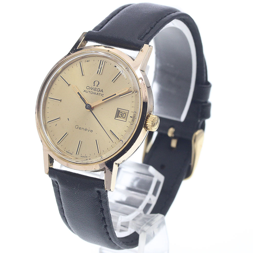 OMEGA Geneve 166.0163 Date Cal.1012 Gold Dial Automatic Men's Watch_945098