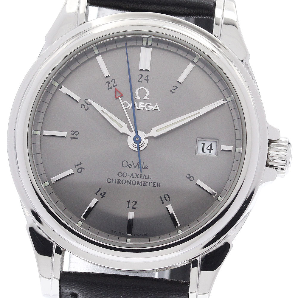 OMEGA De Ville Coaxial 4833.41.31 GMT gray Dial Automatic Men's Watch_945115