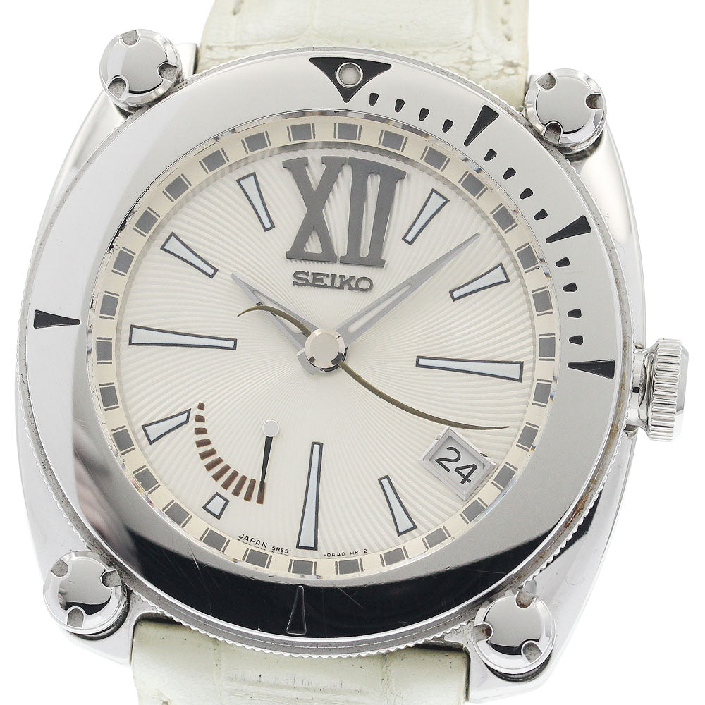 SEIKO Galante SBLA009/5R65-0AA0 Power reserve Silver Dial Spring drive Men's Watch_945118