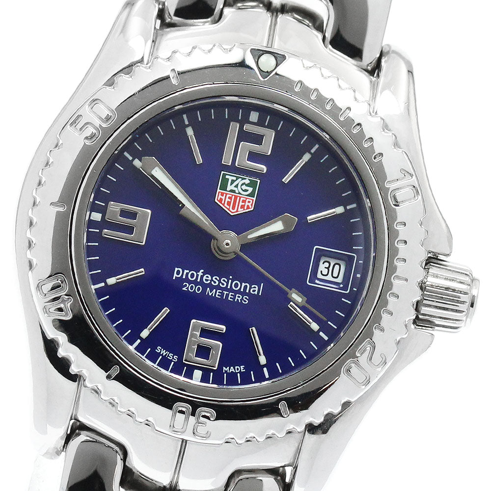 TAG HEUER Professional 200 WT1415 Date blue Dial Quartz Ladies Watch_945122