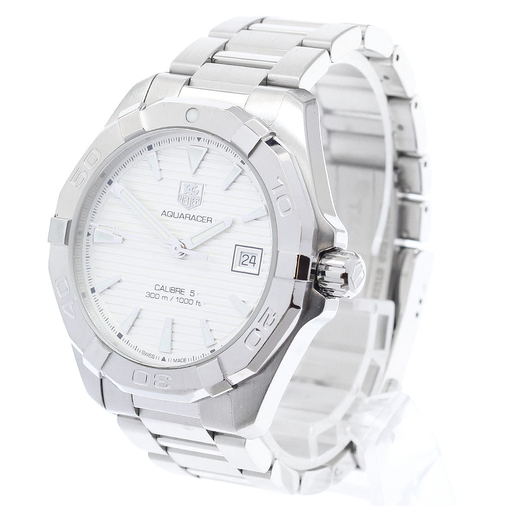 TAG HEUER Aqua racer WAY2111 Caliber 5 Silver Dial Automatic Men's Watch_945126