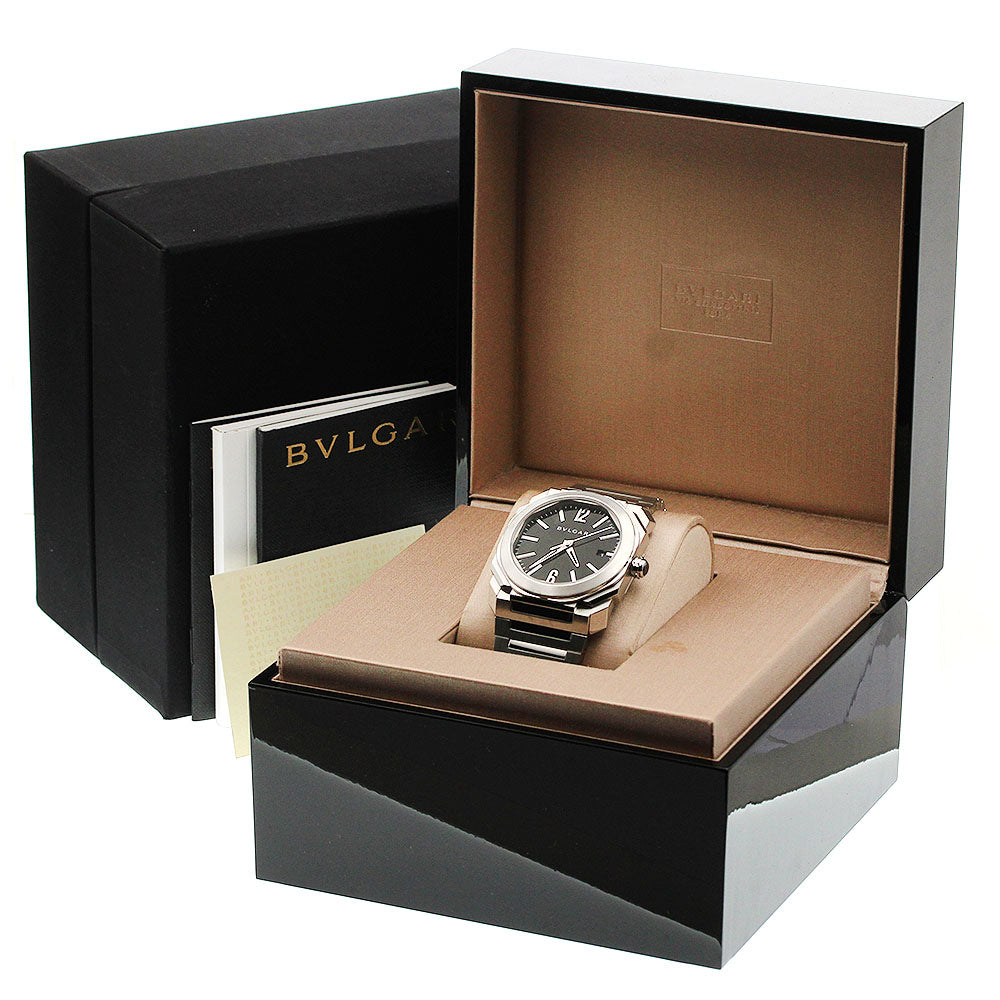 BVLGARI Octo Solo Tempo BGO38S Date black Dial Automatic Men's Watch_945128