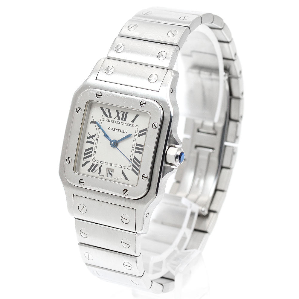 CARTIER Santos GalbeeLM W20060D6 Date beige Dial Quartz Men's Watch_945131