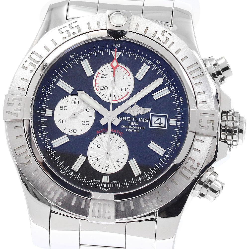 BREITLING Super Avenger II A13371 Date Chronograph Automatic Men's Watch_945160