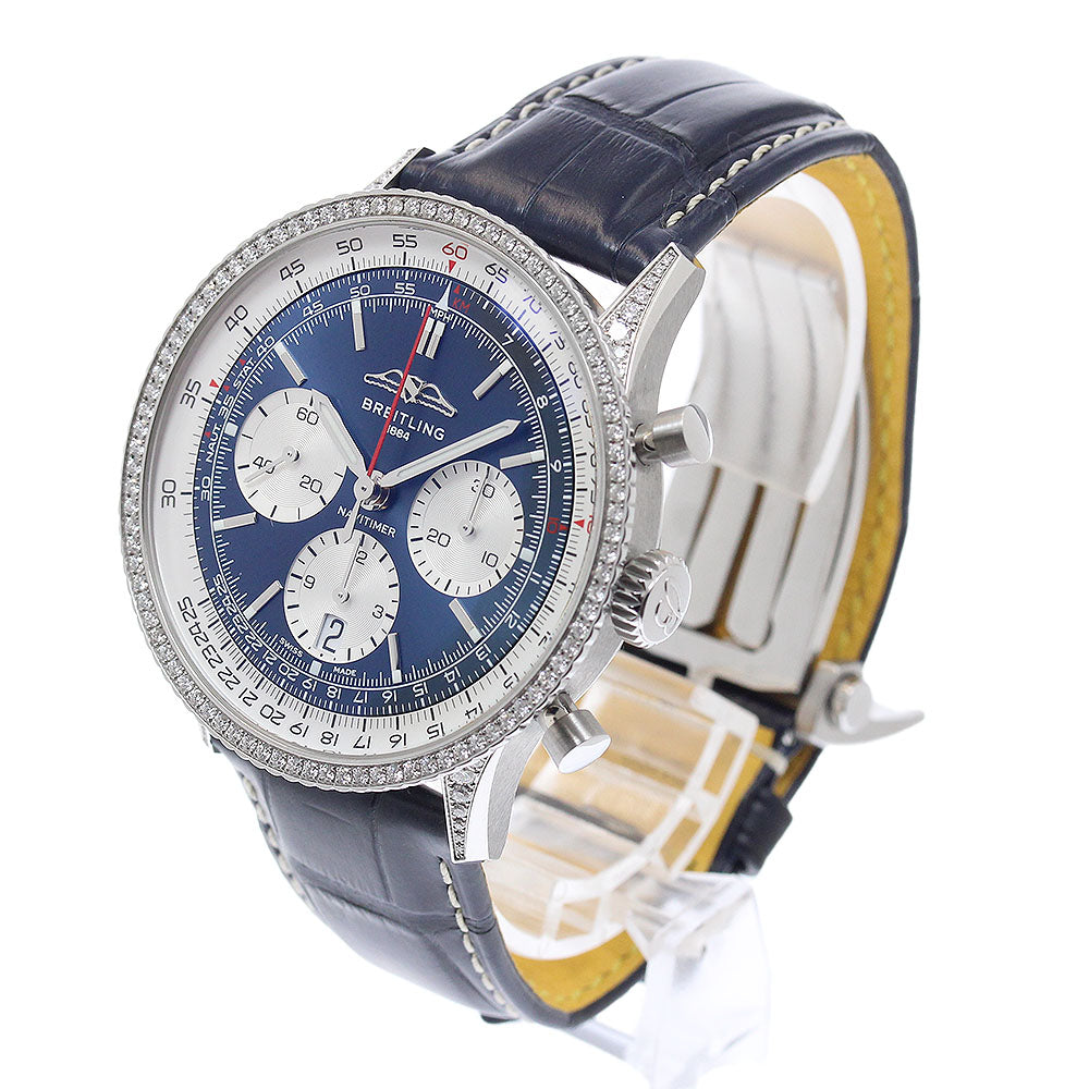 BREITLING Navitimer B01 AB0139631C1P1 Chronograph Date Navy / Silver Dial Automatic Men's Watch_945169