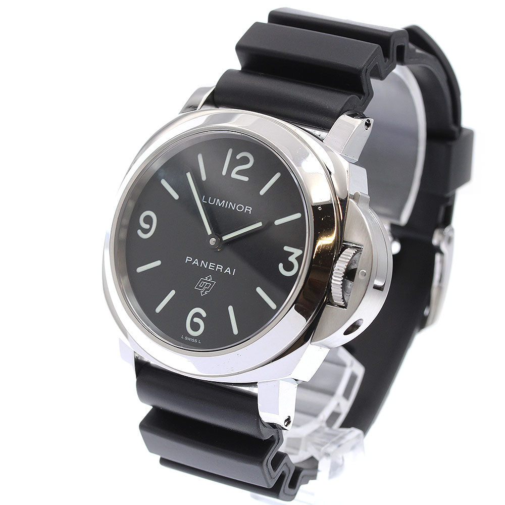 PANERAI Luminor base logo PAM00000 black Dial Hand Winding Men's Watch_945171