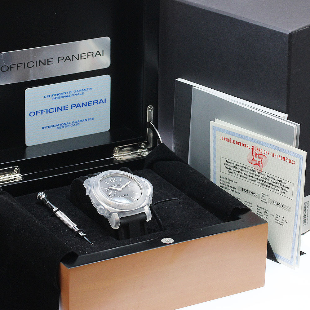 PANERAI Luminor Marina PAM00104 Small Second Date Automatic Men's Watch_945177