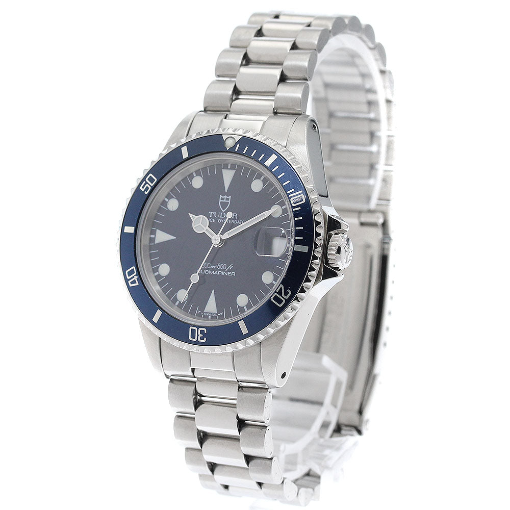 TUDOR Prince Oyster Date Submariner 75090 Blue Dial Automatic Men's Watch_945203
