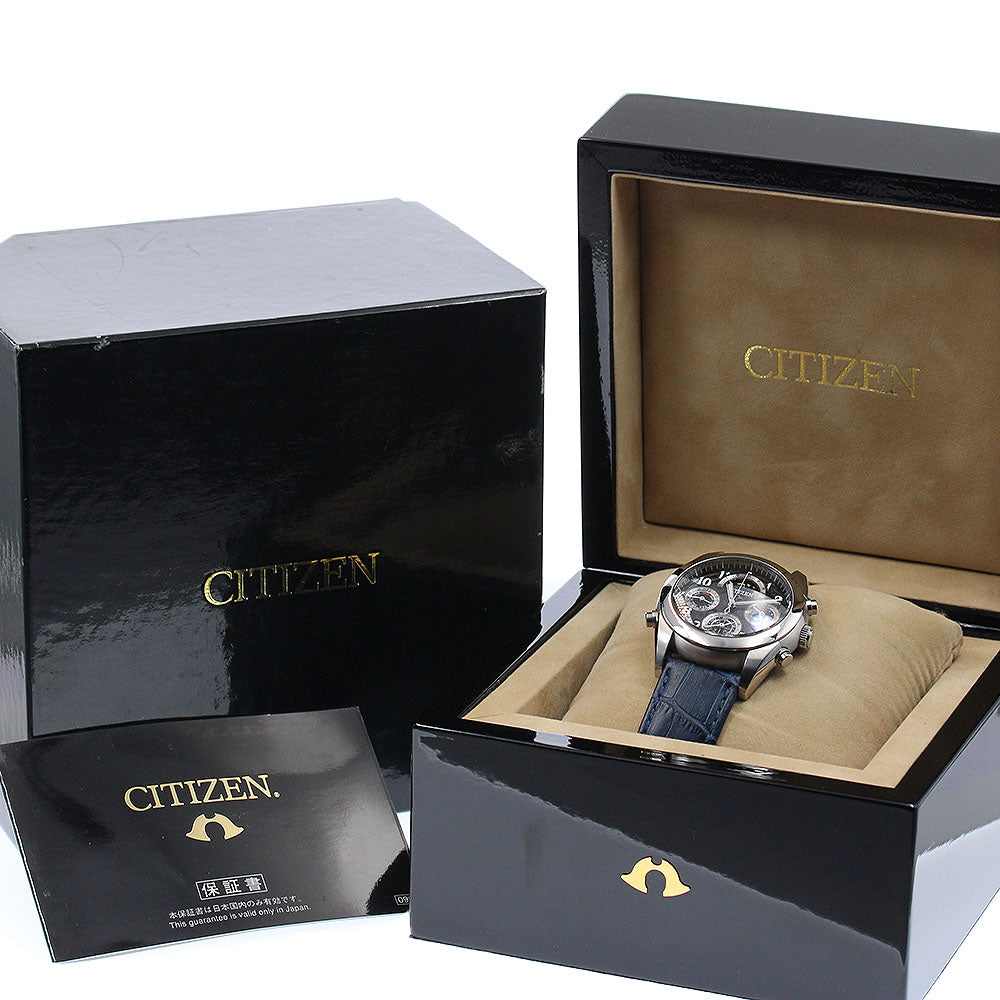 CITIZEN Campanora Black Man CTU57-0811/6770-T001424 Grand complication black Dial Quartz Men's Watch_945208