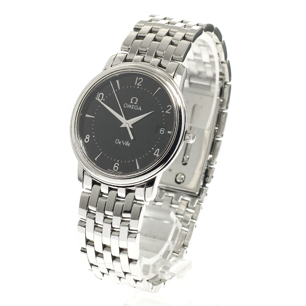 OMEGA De Ville Prestige 4510.50 Date black Dial Quartz Men's Watch_945213